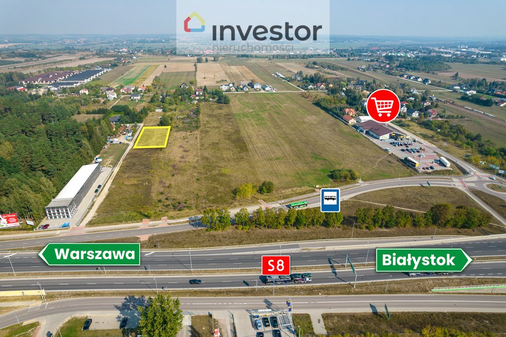 Działka przemysłowo-handlowa na sprzedaż Porosły  2 298m2 Foto 2