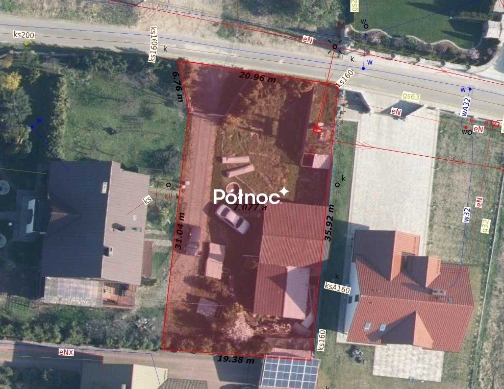 Na sprzedaż działka 700 m² z mediami, ogrodzona w Olkuszu Olkusz, Zamkowa  700m2 Foto 1
