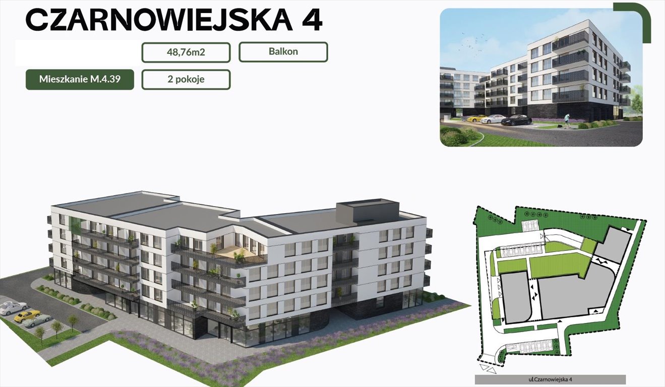 Mieszkanie dwupokojowe na sprzedaż Brzesko  49m2 Foto 4