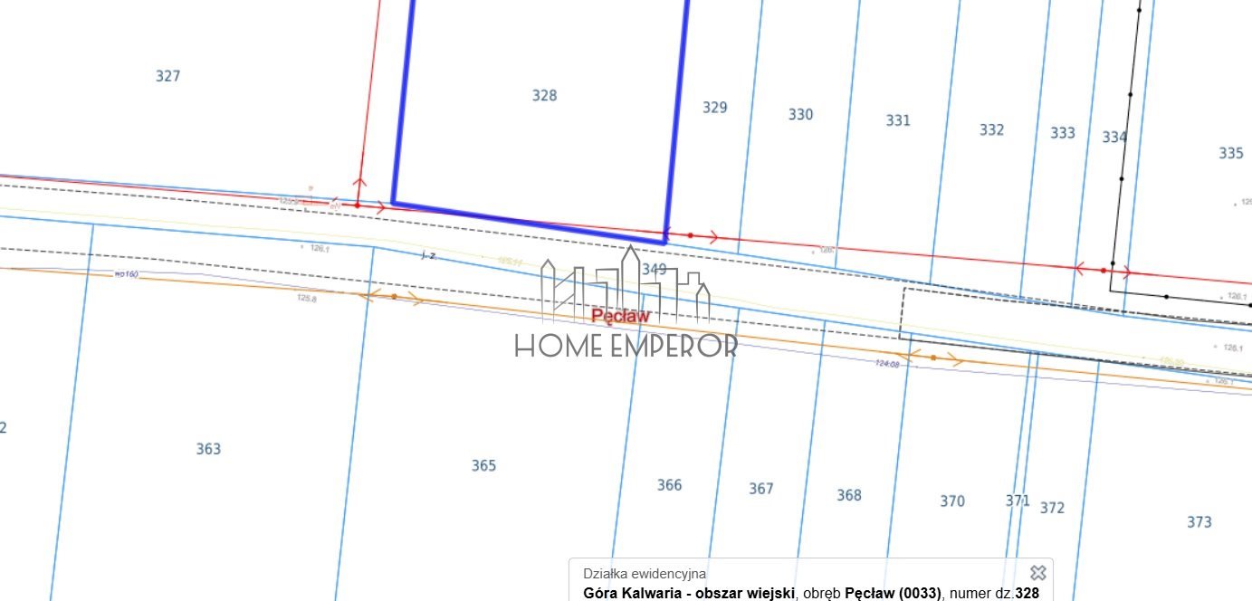 Działka budowlana na sprzedaż Pęcław  5 500m2 Foto 4