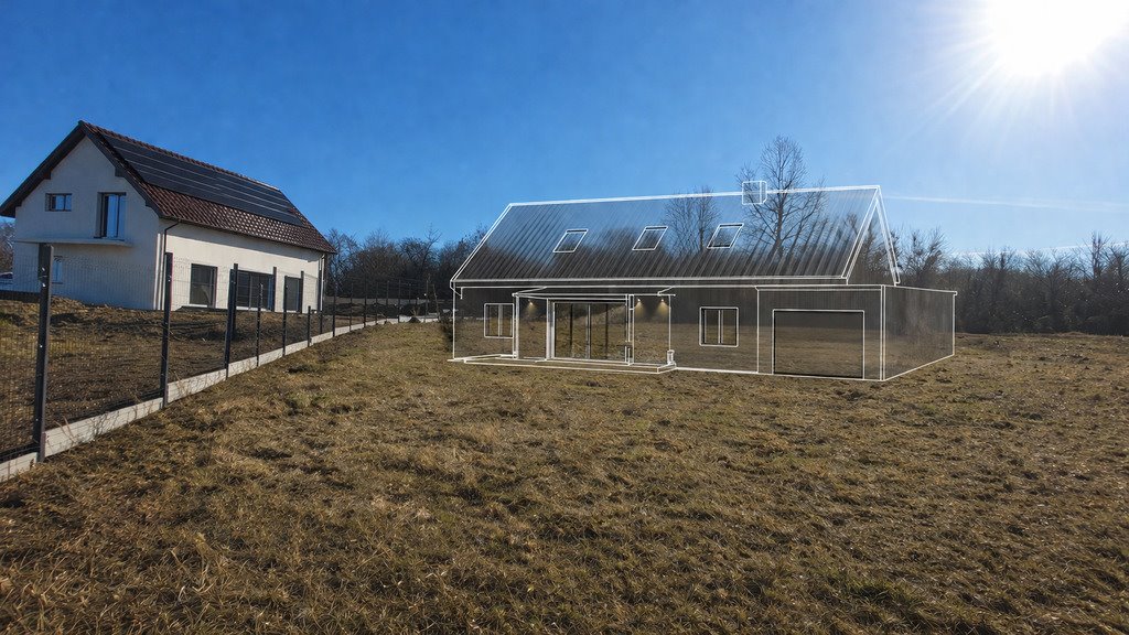 Działka pod dom z usługami, 802 m², utwardzona droga Szczecin, Stołczyn, Orna  802m2 Foto 1