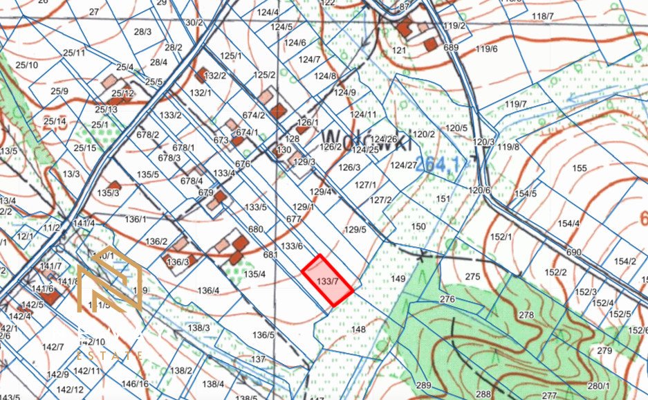 Działka budowlana na sprzedaż Zawada  1 442m2 Foto 2