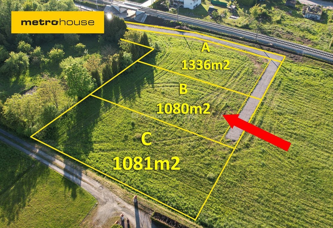 Działka budowlana na sprzedaż Kozy, Krańcowa  1 080m2 Foto 1