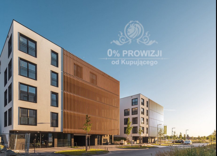 Polecam nowoczesne 2-pokojowe mieszkanie 45,37 m² z balkonem w Wrocławiu Wrocław, Fabryczna, Żerniki  45m2 Foto 1