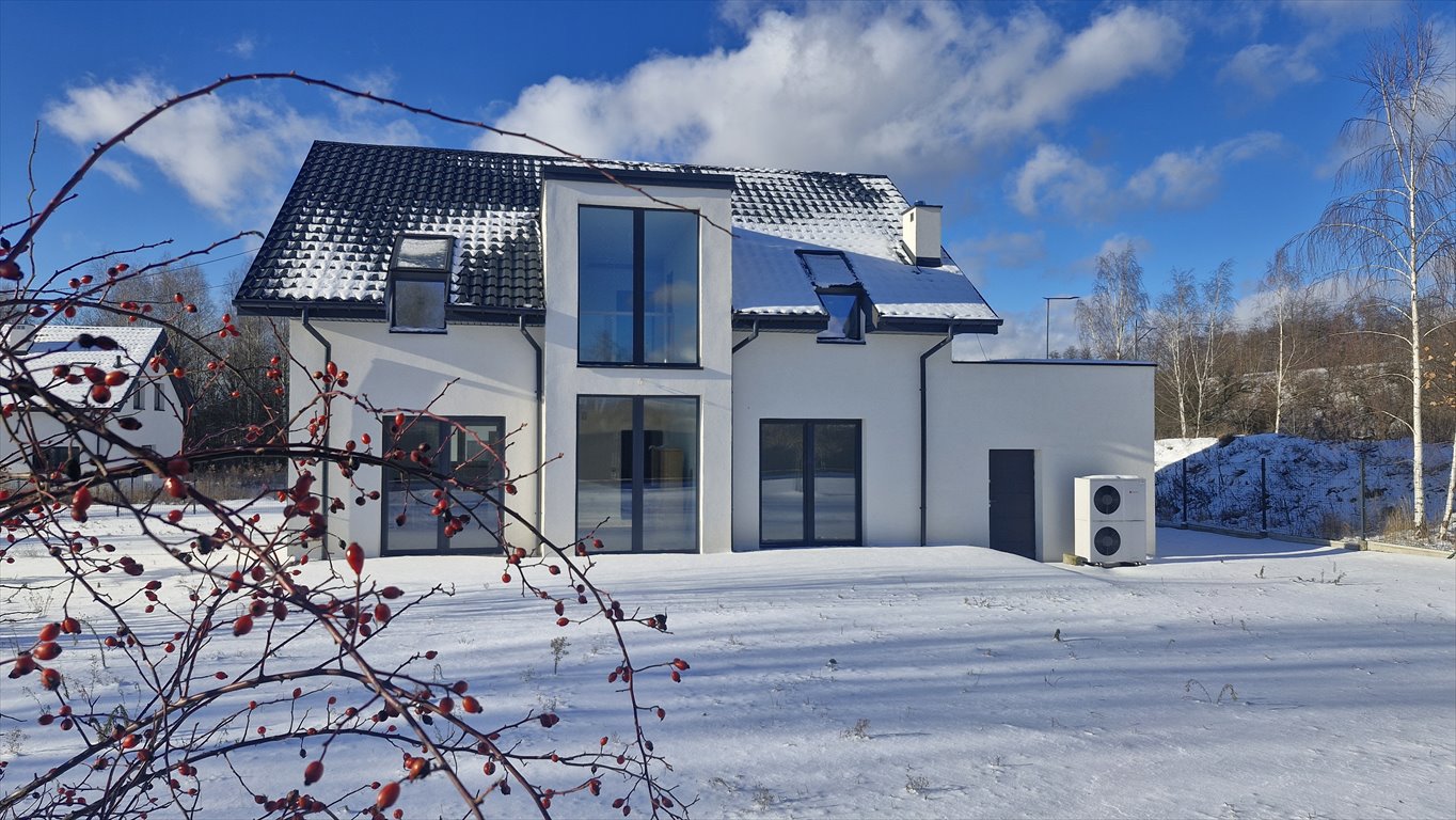 Nowoczesny dom 170 m² z dużym tarasem i garażem w Łodzi Łódź, Górna, Młynek, Przyjacielska 17  170m2 Foto 1