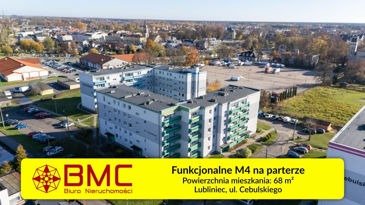 Mieszkanie trzypokojowe na sprzedaż Lubliniec, Cebulskiego  74m2 Foto 1