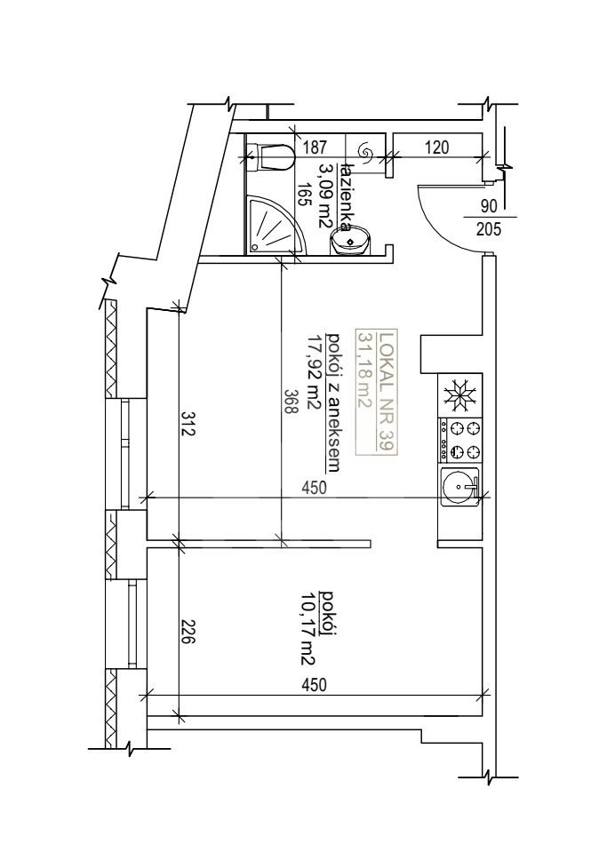 Nowoczesne mieszkanie 2 pok. z balkonem, blisko centrum Bydgoszcz, Śródmieście  31m2 Foto 1