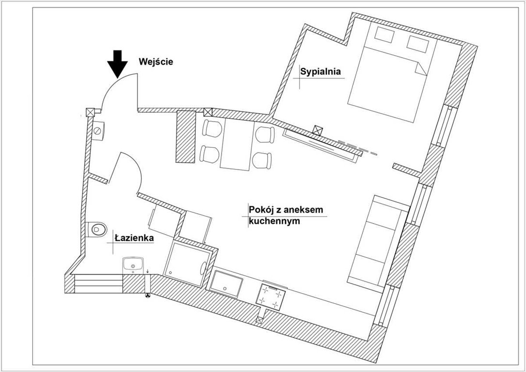 Mieszkanie dwupokojowe na sprzedaż Świdnica  41m2 Foto 13