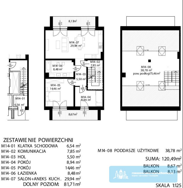 Mieszkanie na sprzedaż Rzeszów, Biała  120m2 Foto 4