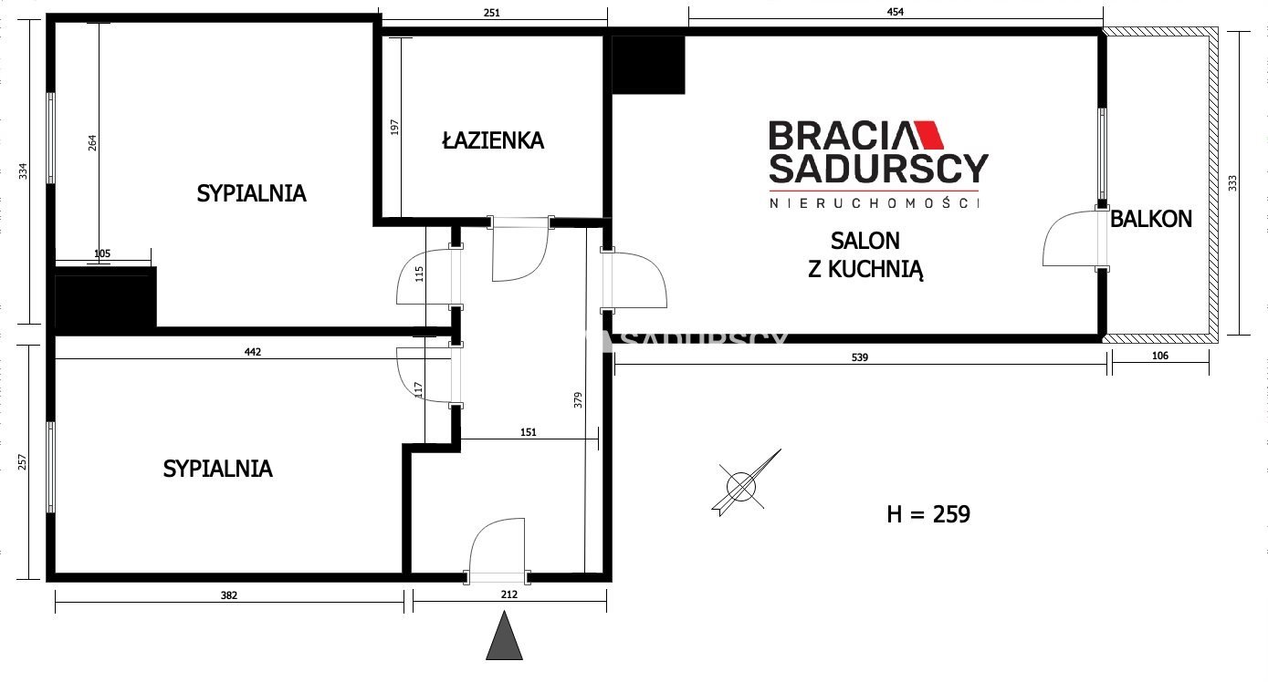 Mieszkanie trzypokojowe na sprzedaż Kraków, Bieżanów-Prokocim, Prokocim, Republiki Korczakowskiej  55m2 Foto 20