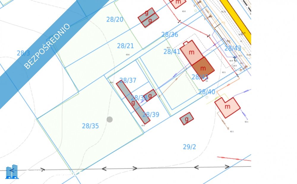 Na sprzedaż udziały w działkach 1200 m² w Tywicy Tywica  1 200m2 Foto 1