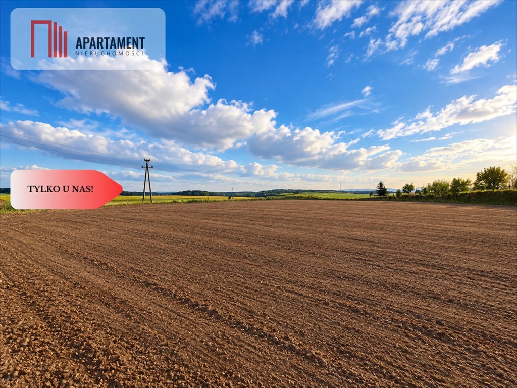Do sprzedania działka 1488 m² pod dom jednorodzinny w Bobowie Bobowo  1 488m2 Foto 1