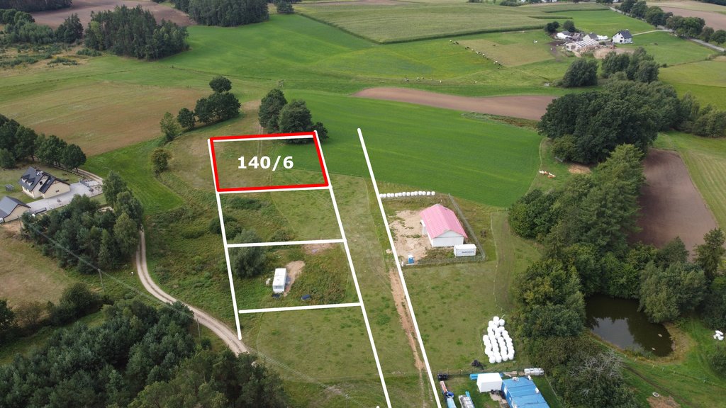 Działki budowlane w Łebnie (1 005 m²) z widokiem na las Łebno, Jaśminowa  1 005m2 Foto 1