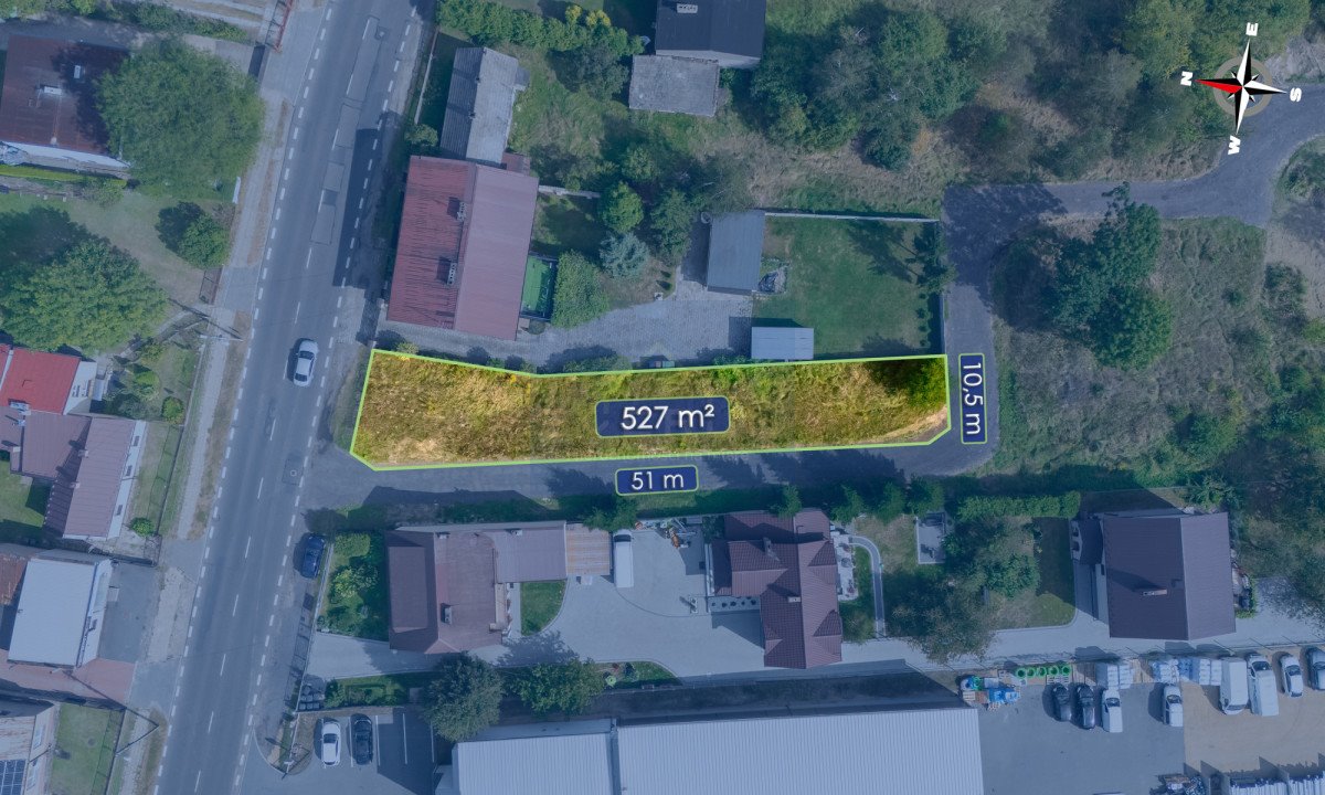 Działka 527 m² z mediami, blisko natury i sportu Częstochowa, Wyczerpy Górne, Batalionów Chłopskich  527m2 Foto 1