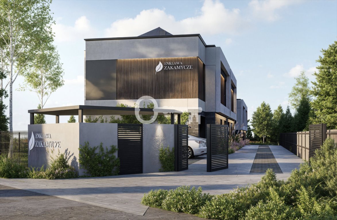 Nowoczesny dom z tarasem na dachu i widokiem na las Kraków, Wola Justowska, Zakamycze  166m2 Foto 1