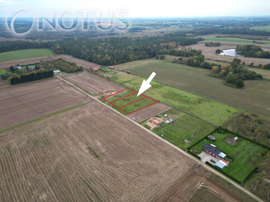 Działka 1496 m² z warunkami zabudowy, media, dojazd 15 min Kołobrzeg Ołużna  1 496m2 Foto 1