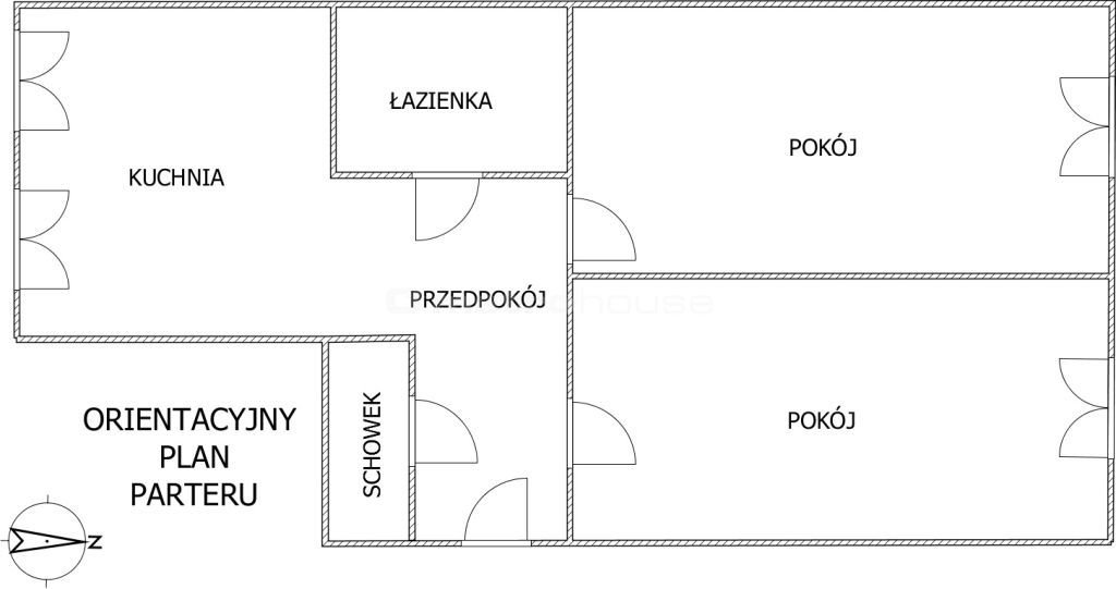 Mieszkanie trzypokojowe na sprzedaż Bukówko  80m2 Foto 17