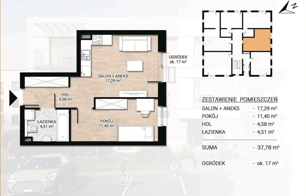Mieszkanie dwupokojowe na sprzedaż Białystok, Zawady, Produkcyjna  38m2 Foto 1