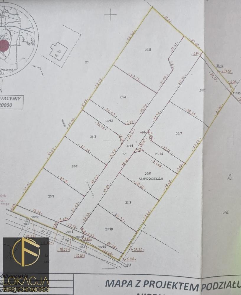 Działka 1239 m² pod lasem z warunkami zabudowy polecam Obory  1 239m2 Foto 1