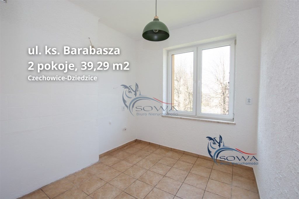 Do sprzedania przestronne 2-pokojowe mieszkanie z dużą piwnicą w Czechowicach Czechowice-Dziedzice, Czechowice Górne  39m2 Foto 1