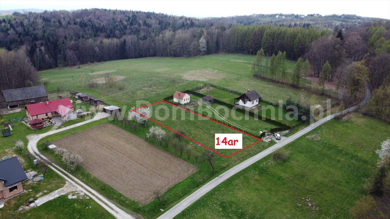 Działka budowlana na sprzedaż Lipnica Górna  1 400m2 Foto 4