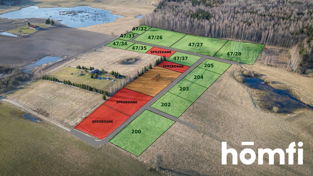 Do sprzedania działka 1700 m² z widokiem na jezioro i las Blanki  1 700m2 Foto 1