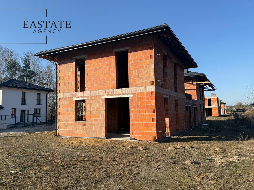 Dom w stanie surowym otwartym z dachem, 122 m², garaż Grądy, Górna  122m2 Foto 1