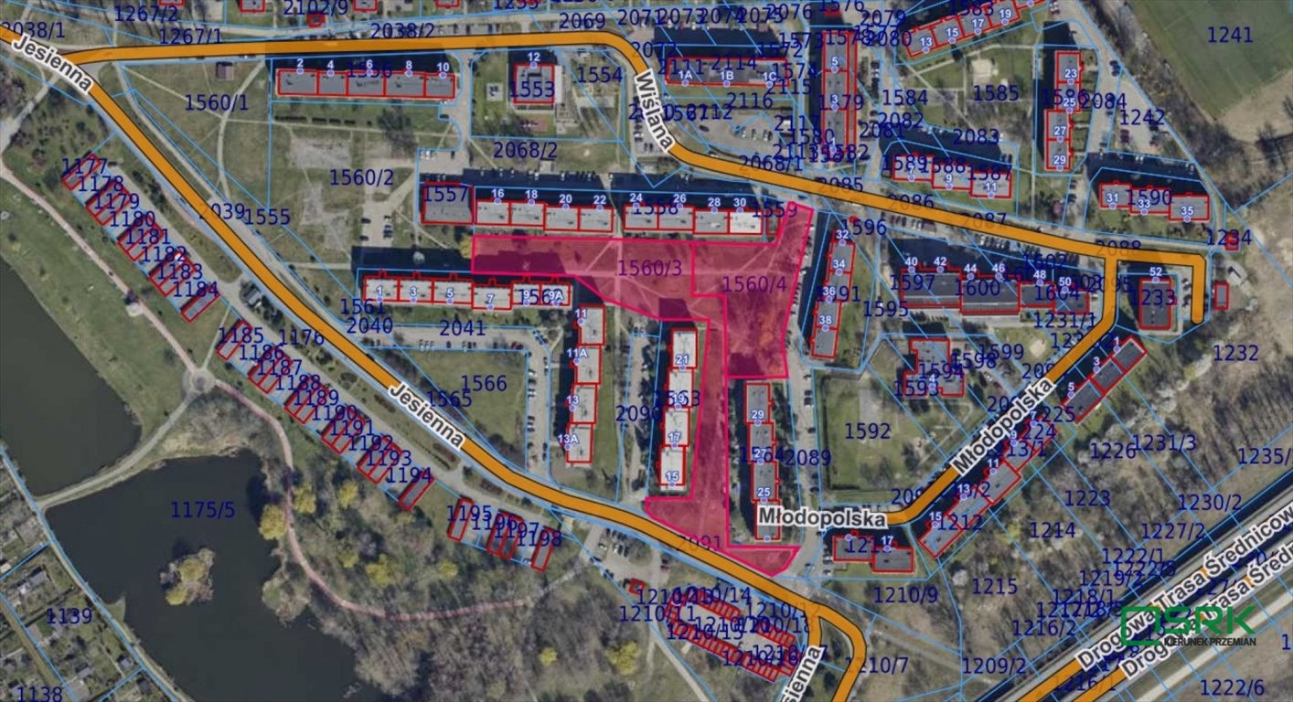 Działka pod wielorodzinną zabudowę w Gliwicach, 8 367 m2 Gliwice, Sikornik, Jesienna  8 367m2 Foto 1