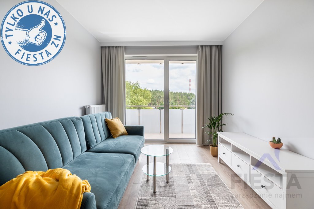 Na wynajem przestronne mieszkanie 43 m² w Ząbkach z balkonem i widokiem na las Ząbki, Skrajna  43m2 Foto 1