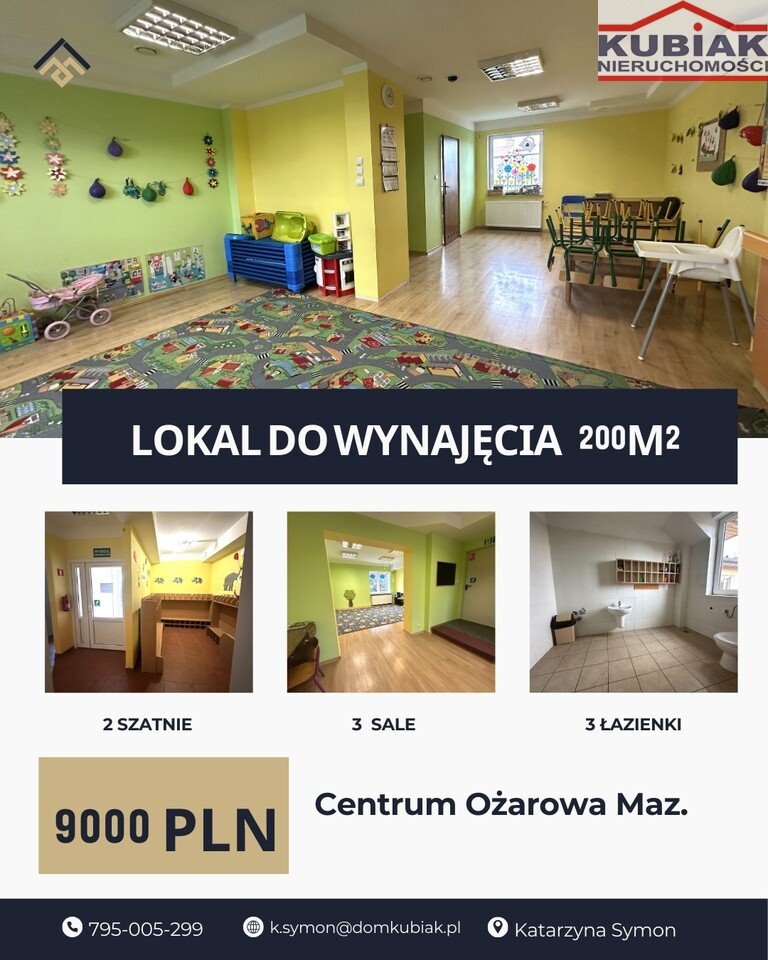 Lokal użytkowy na wynajem Ożarów Mazowiecki  200m2 Foto 1