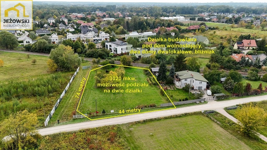 Do sprzedania działka 3020 m² w Wilanowie z MPZP Warszawa, Wilanów, Kępa Zawadowska, Włóki  3 020m2 Foto 1