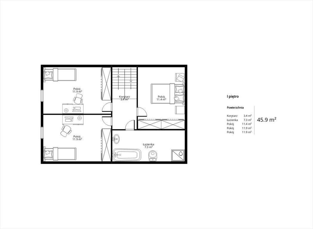 Dom na sprzedaż Krzywaczka  110m2 Foto 9