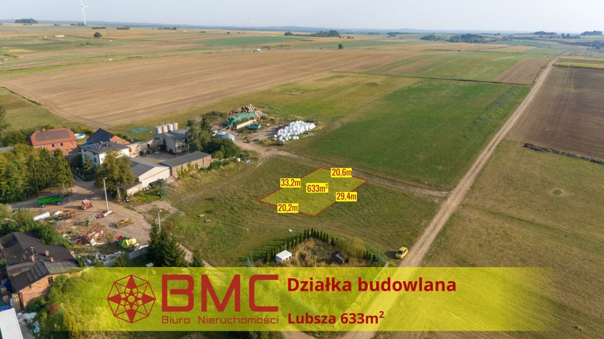 Działka budowlana na sprzedaż Lubsza, Młynek  633m2 Foto 1