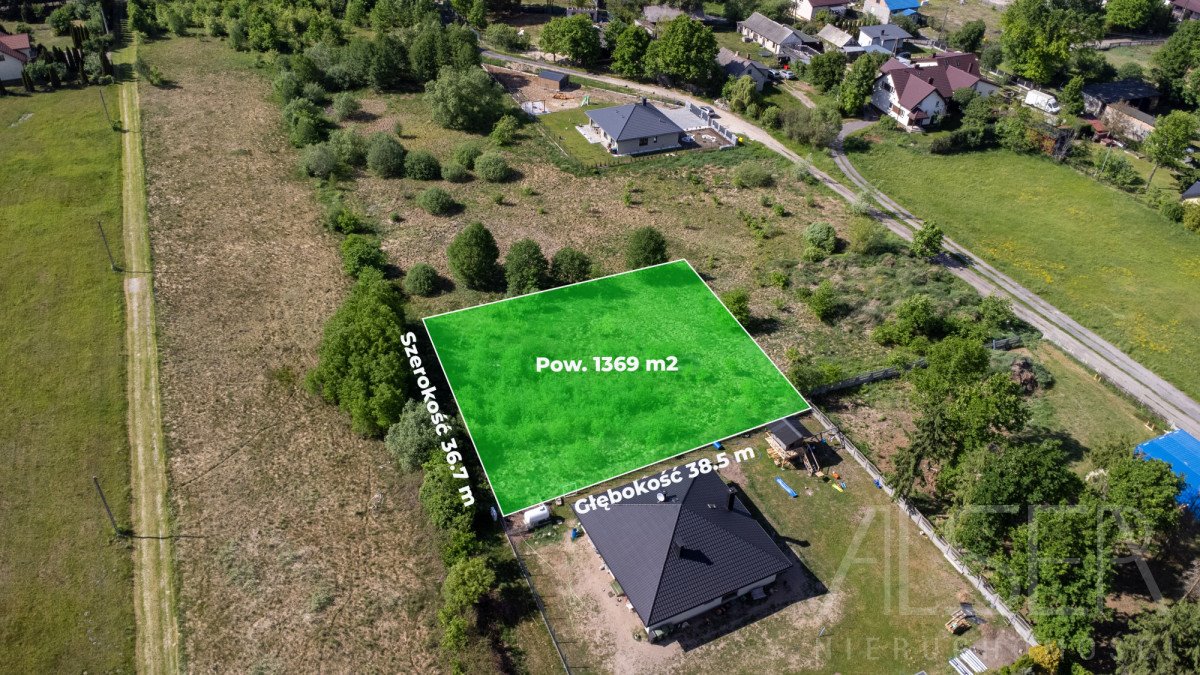 Działka 1369 m² z MPZP, media, blisko Wyszkowa polecam Lucynów, Warszawska  1 369m2 Foto 1