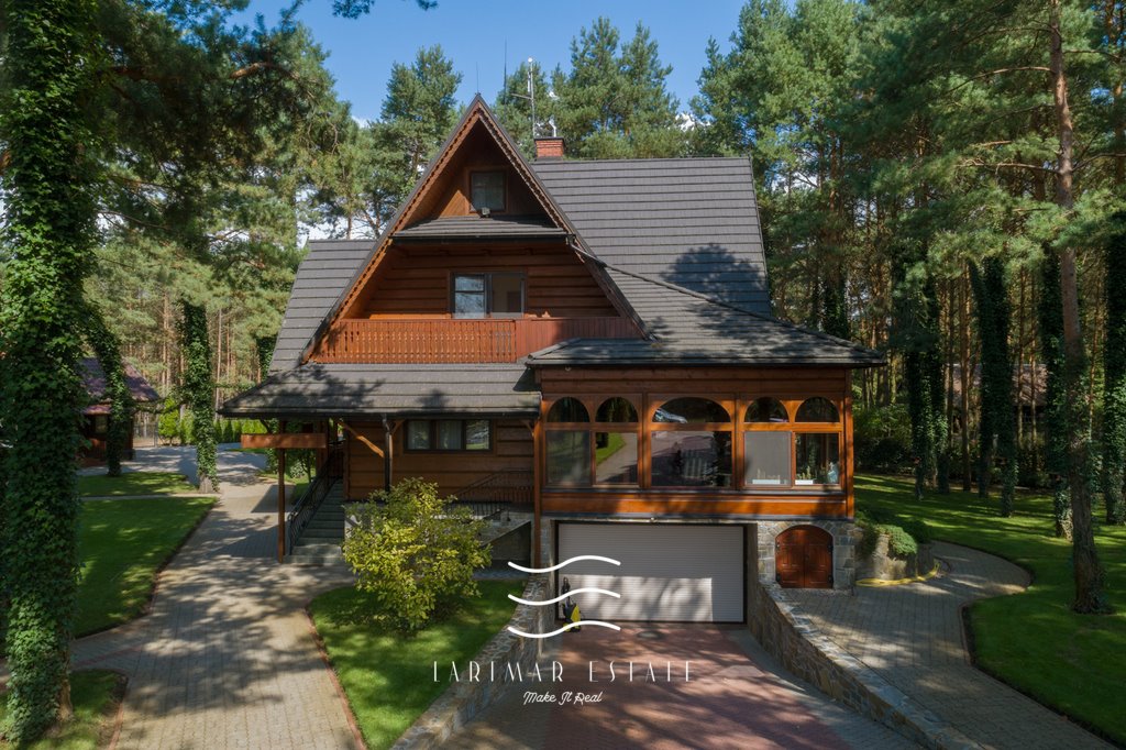 Dom z lasem i jezioro w okolicy Warszawy Słopsk, Łosia  296m2 Foto 1