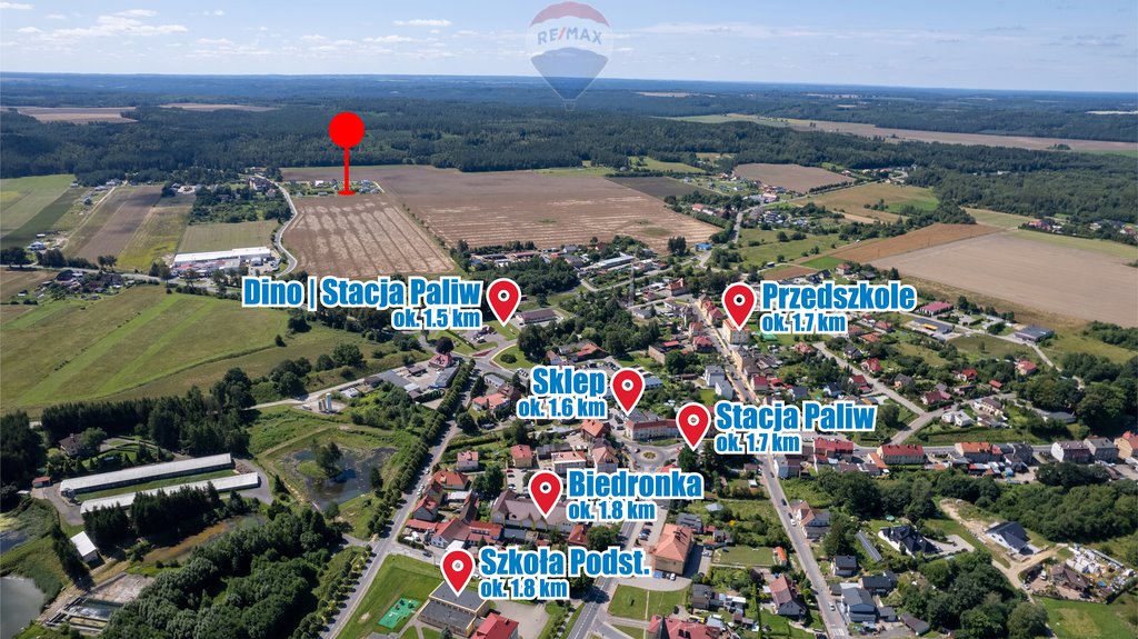 Działka rolna na sprzedaż Polanów  1 229m2 Foto 3