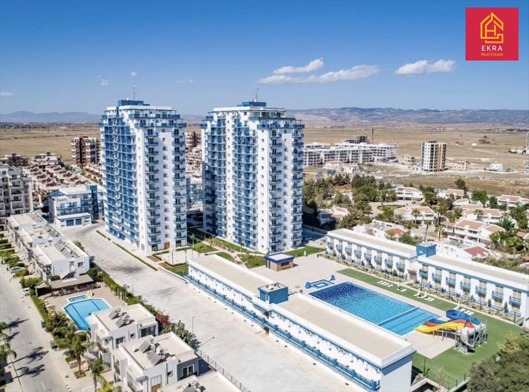 Studio z widokiem na morze, basen, 250 m od plaży Cypr, Iskele Long Beach, Şehit İlker Karter Caddesi  41m2 Foto 1