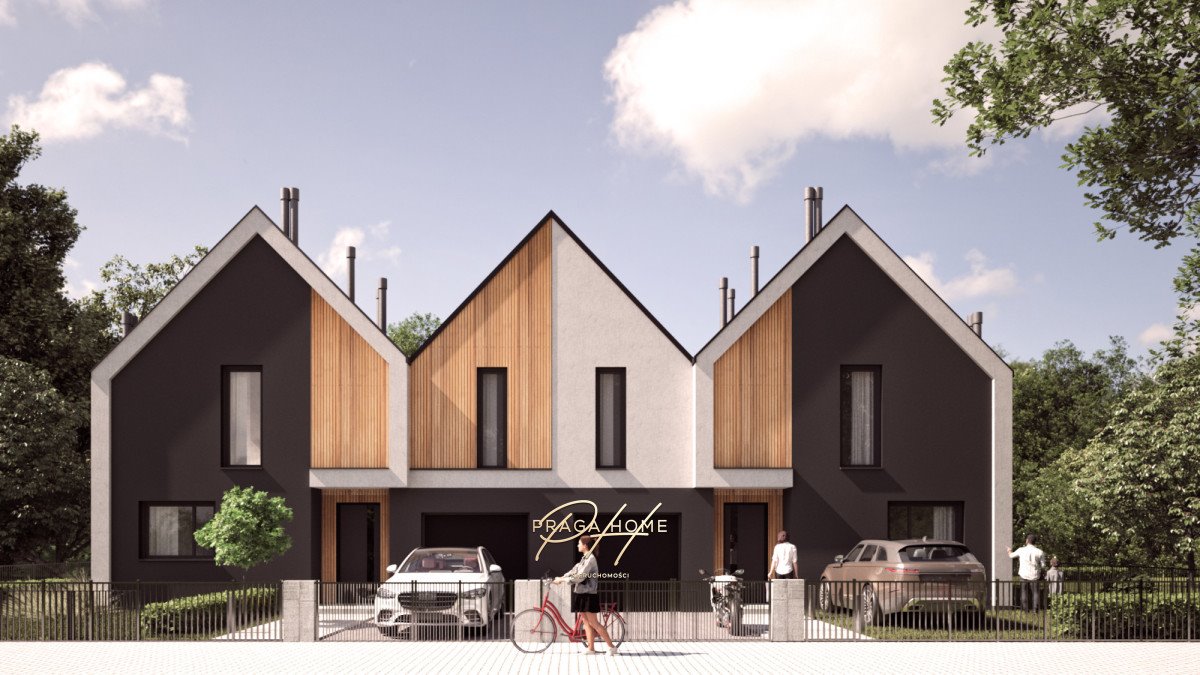 Nowoczesny segment 130 m² z ogrodem i garażem 2026. Granica, Barbary  130m2 Foto 1