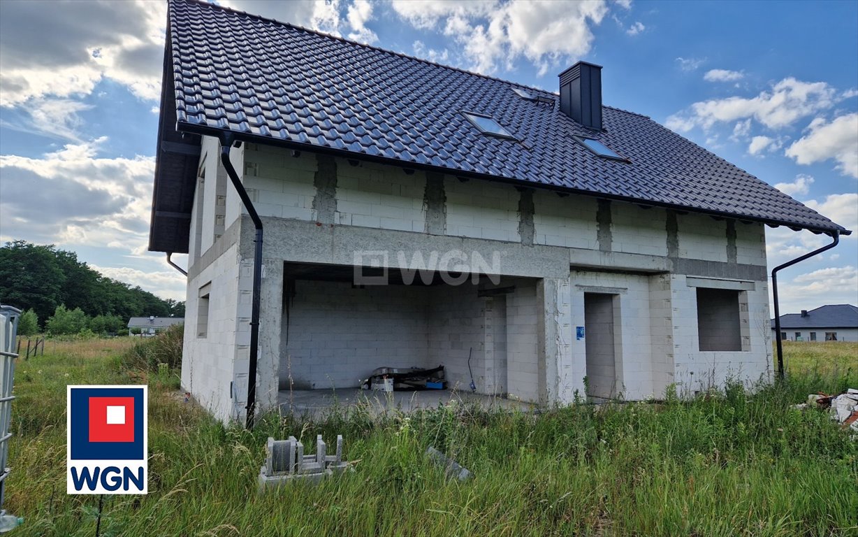 Dom w stanie surowym z dużą działką i podwójnym garażem Małomice, Lawendowa  168m2 Foto 1