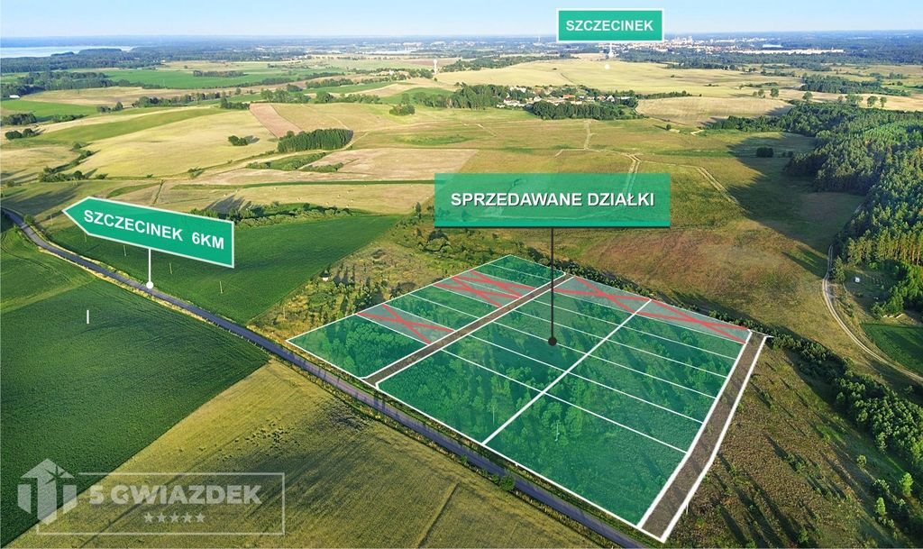 Działka inwestycyjna na sprzedaż Dalęcino  1 588m2 Foto 1