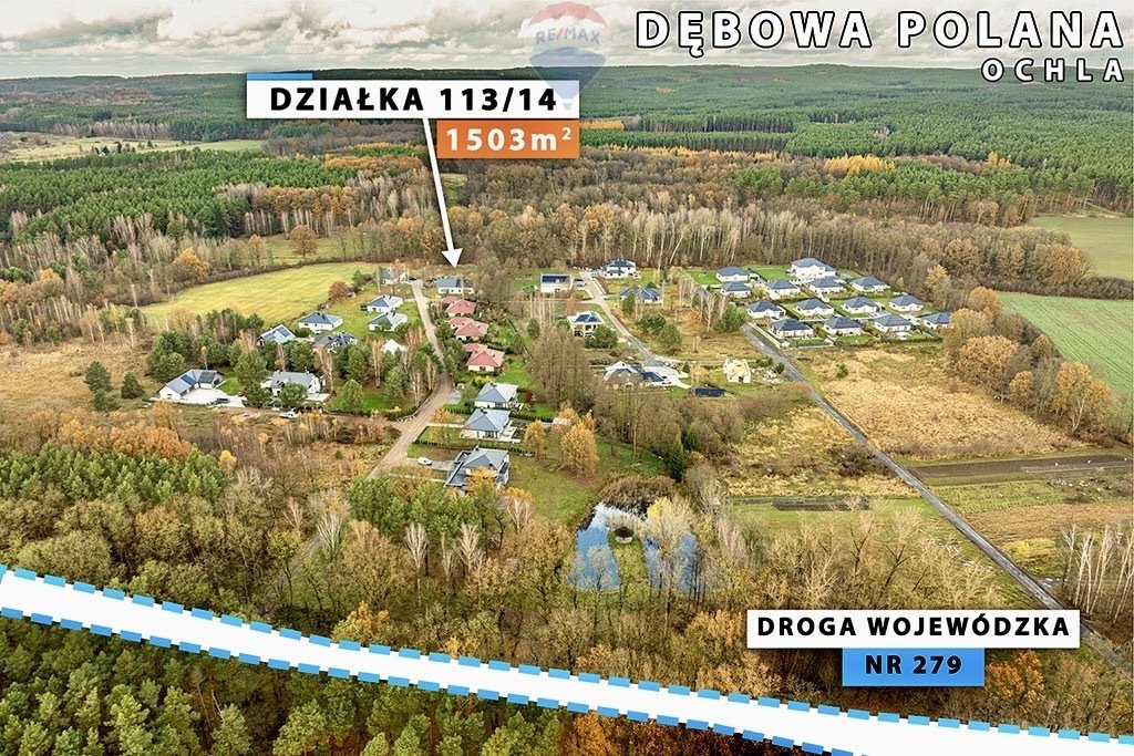 Działka budowlana na sprzedaż Zielona Góra, Ochla, Ochla-Dębowa Polana  1 503m2 Foto 20