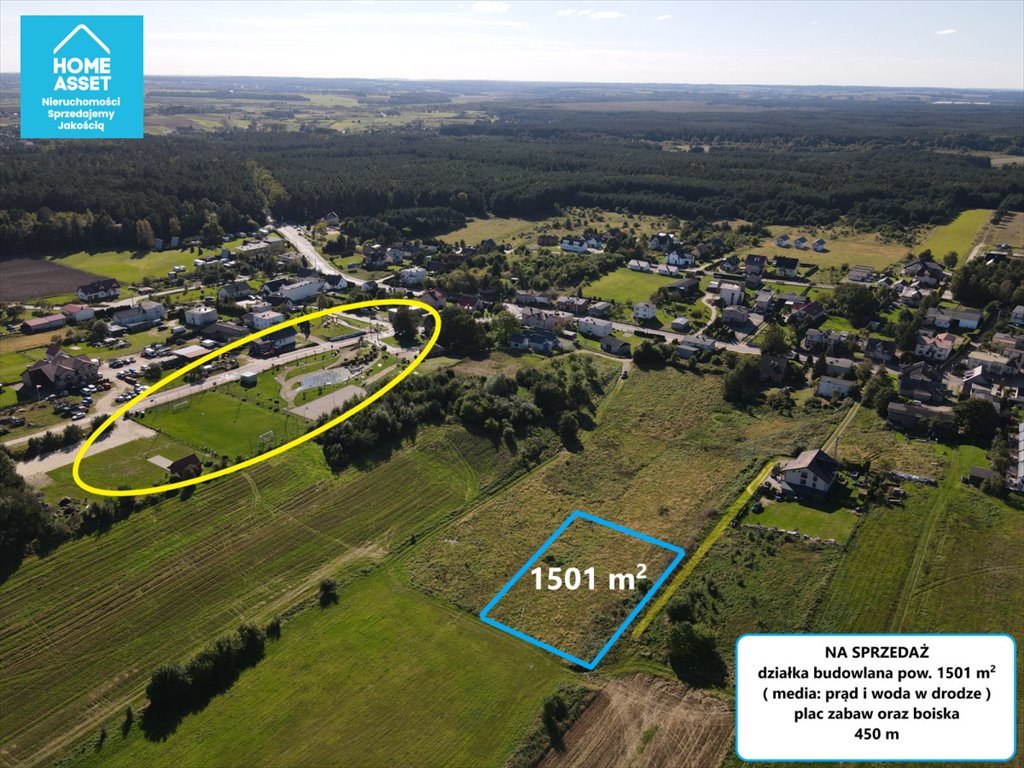 Działka 1501 m² pod dom i usługi, blisko plaży Tupadły, Majora Pilota Józefa Jeki  1 501m2 Foto 1