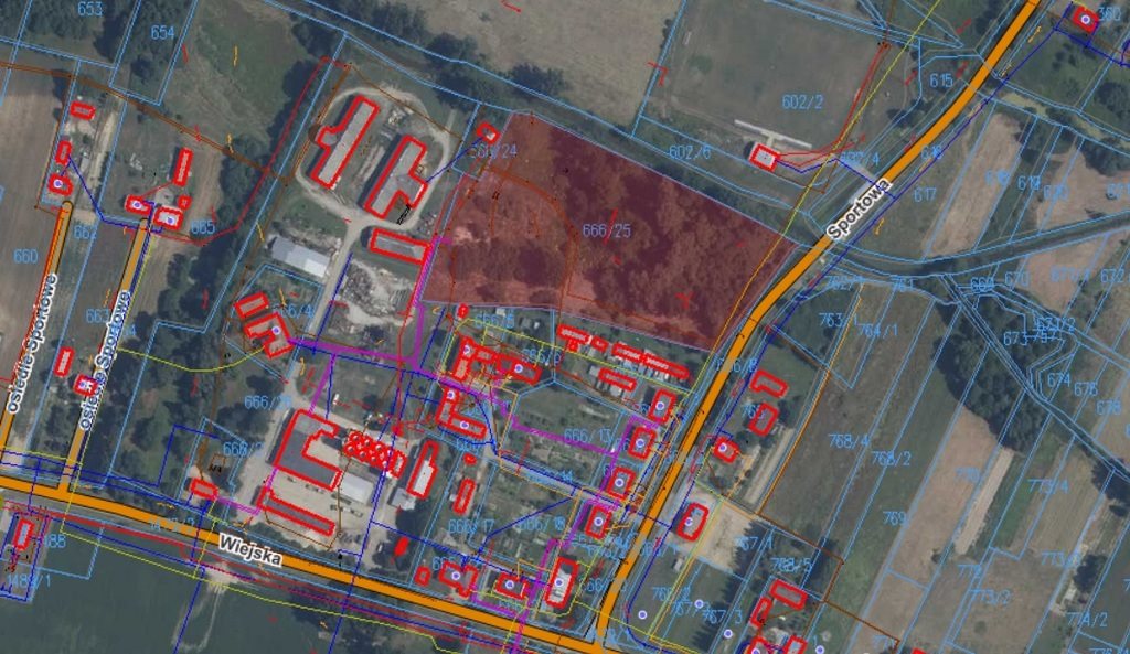 Działka inwestycyjna 1,78 ha z mediami i możliwością negocjacji Basznia Dolna, Sportowa  17 820m2 Foto 1