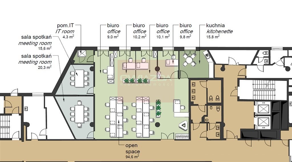 Nowoczesny lokal biurowy 200 m² w Żoliborzu zapraszam Warszawa, Żoliborz  200m2 Foto 1