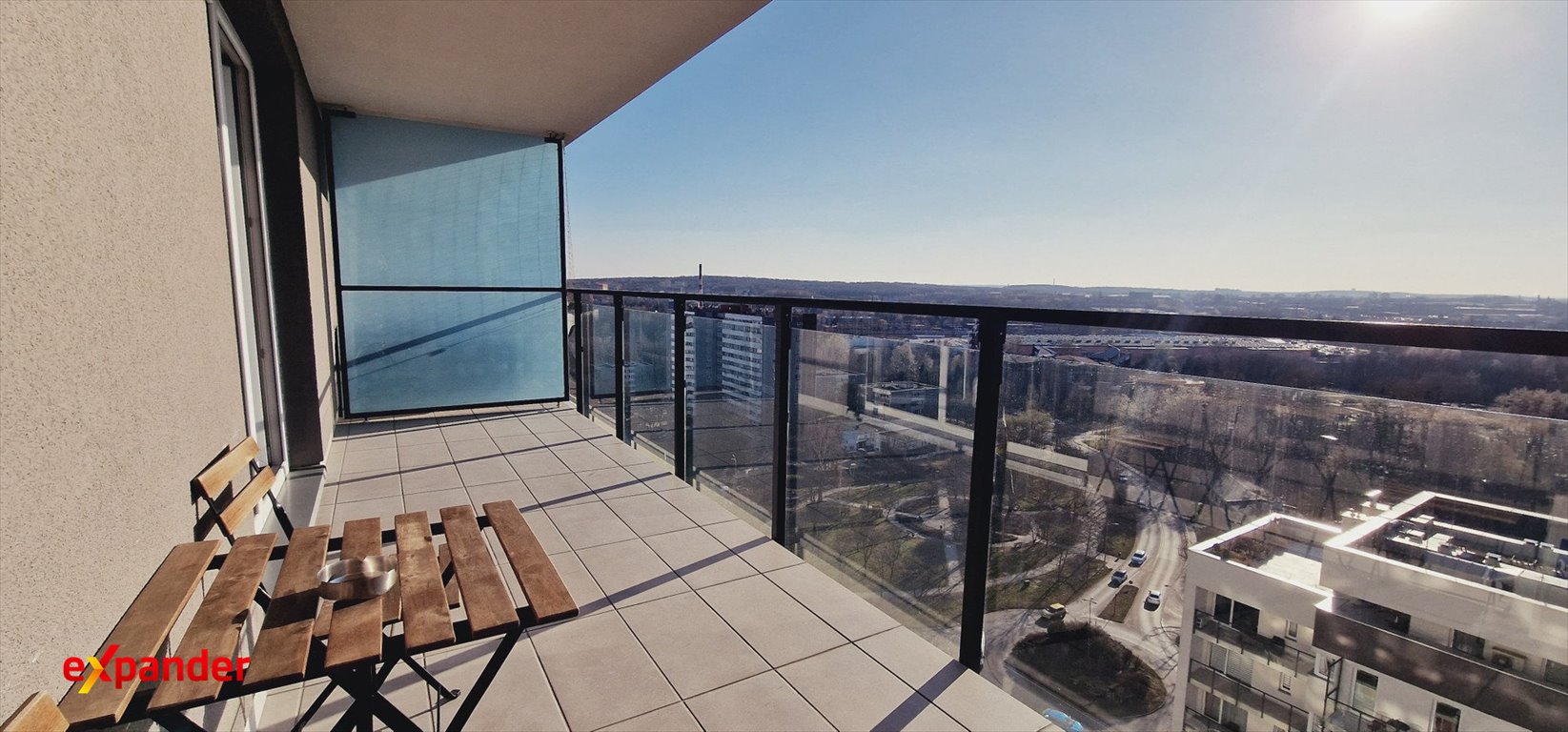 Nowoczesna kawalerka z dużym tarasem i panoramicznym widokiem Katowice, Tysiąclecia  28m2 Foto 1