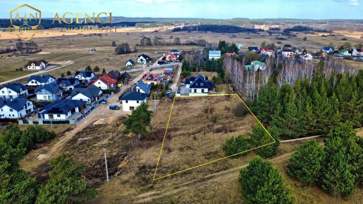 Działka 1878 m² w Osowicze – cicha okolica, media przy działce Osowicze  1 878m2 Foto 1