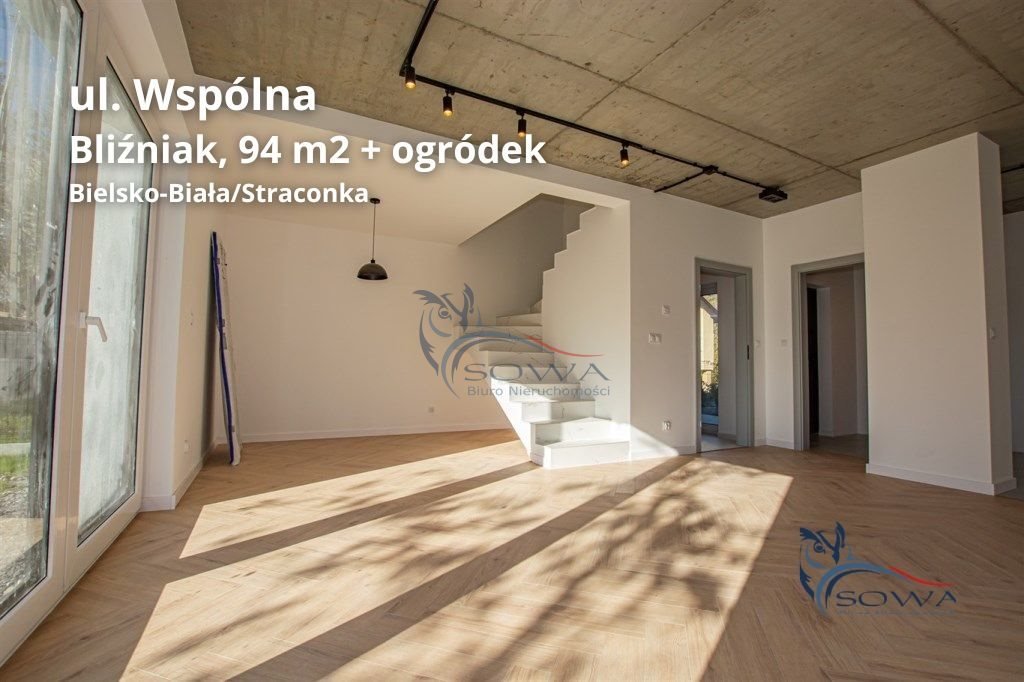 Mieszkanie czteropokojowe  na sprzedaż Bielsko-Biała, Straconka  94m2 Foto 1