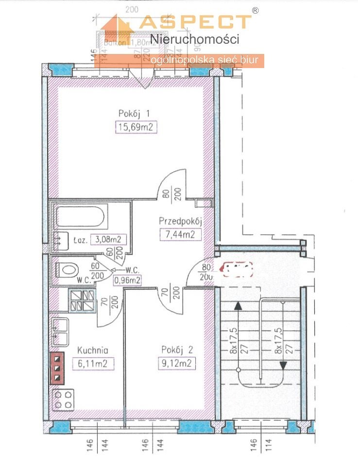 Mieszkanie dwupokojowe na sprzedaż Rybnik, Smolna  42m2 Foto 9