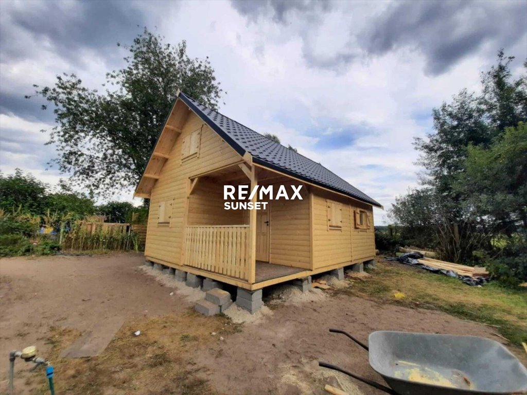 Działka rekreacyjna z nowym domkiem, 550 m², spokój Bezpraw, 1F  550m2 Foto 1