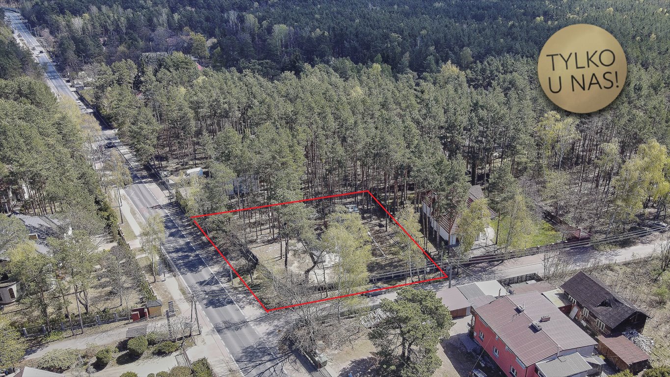Działka inwestycyjna z projektem i pozwoleniem - 1585 m² Warszawa, Wawer, Miedzylesie, Dzieci Polskich  1 585m2 Foto 1